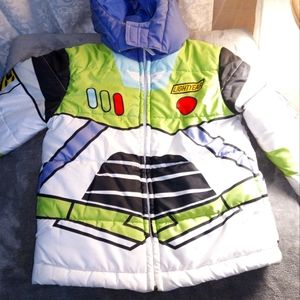Disney Pixar buzz light year puff coat size 5